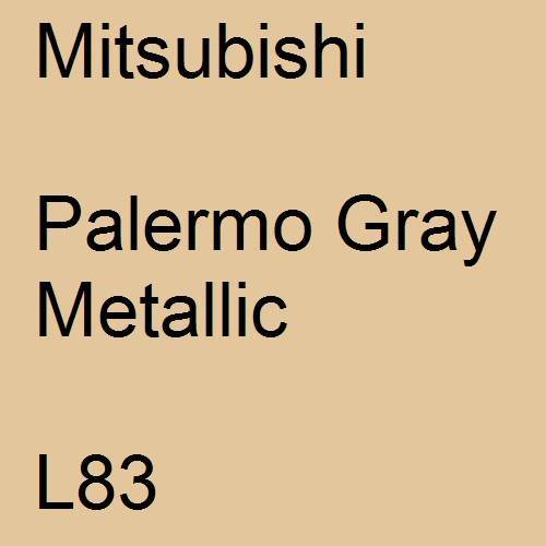 Mitsubishi, Palermo Gray Metallic, L83.